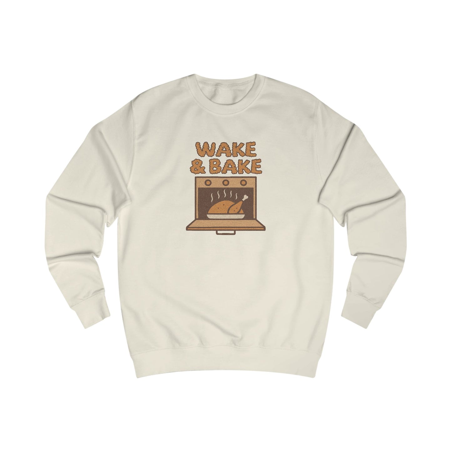 Wake & Bake — Retro Thanksgiving Turkey Sweatshirt (Light)