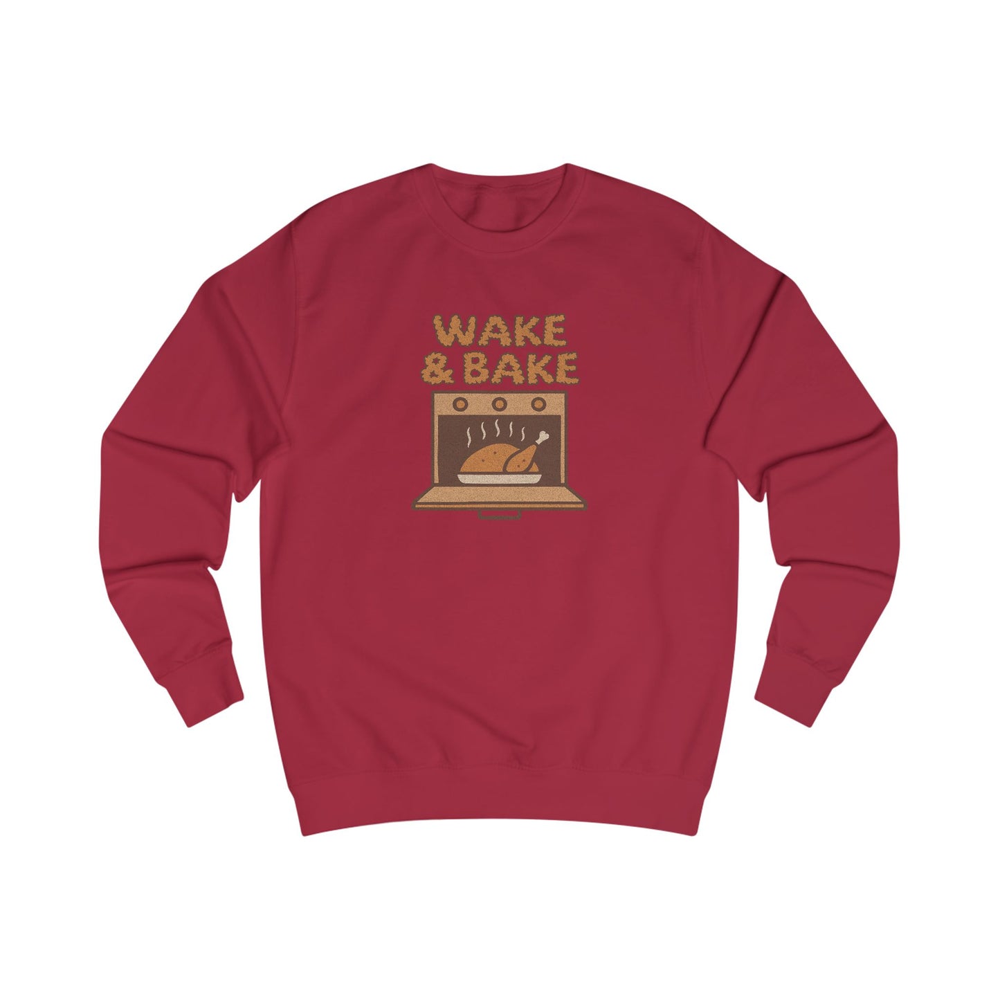 Wake & Bake — Retro Thanksgiving Turkey Sweatshirt (Light)