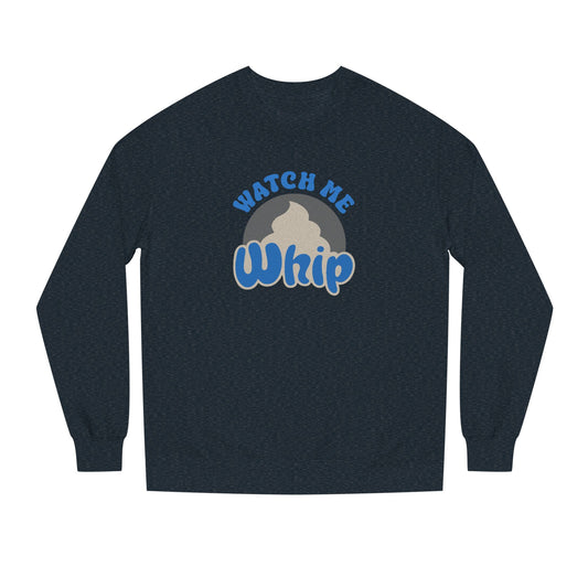 Watch Me Whip — Retro Thanksgiving Graphic Sweatshirt (Dark)