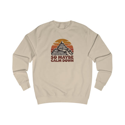 Everything in Moderation (Especially Fitness) – Mount Everest Retro Sweatshirt (Light)