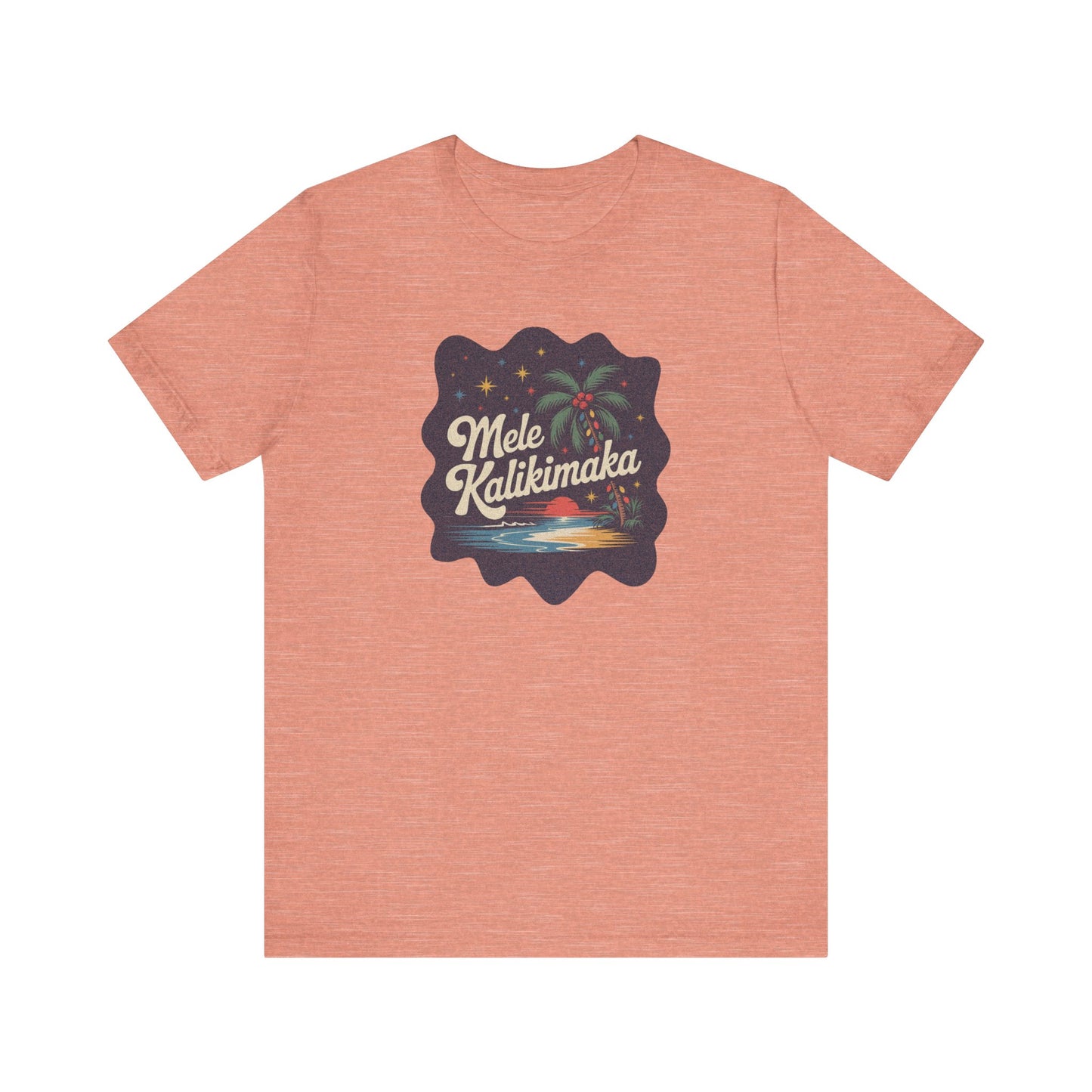 Mele Kalikimaka — Retro Hawaiian Christmas Tee (Light)