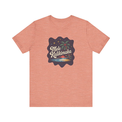 Mele Kalikimaka — Retro Hawaiian Christmas Tee (Light)