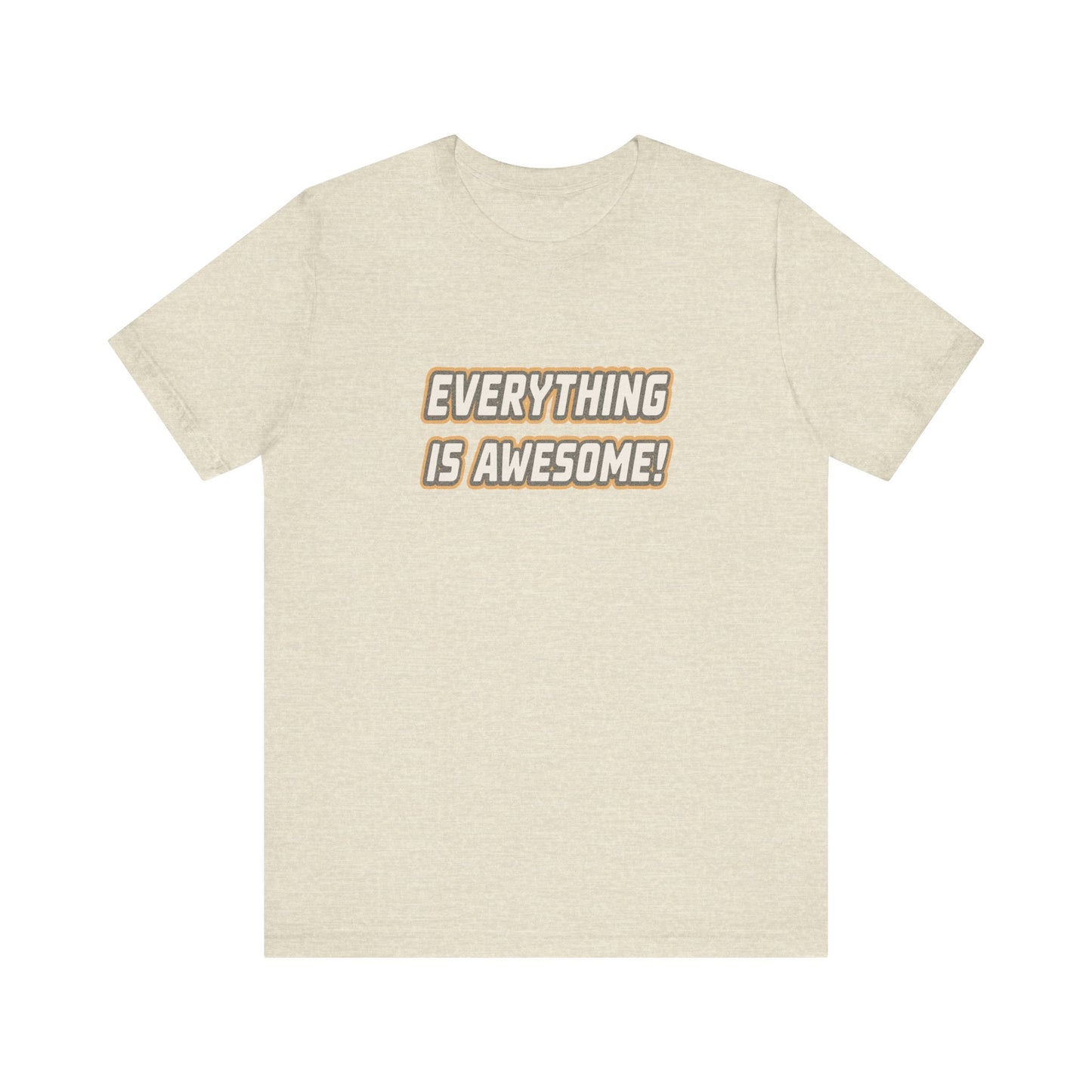 Everything is Awesome! — The LEGO Movie-Inspired Retro Tee (Light)