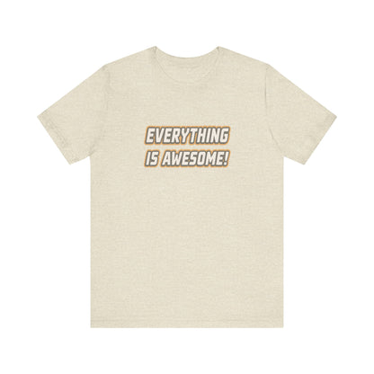 Everything is Awesome! — The LEGO Movie-Inspired Retro Tee (Light)
