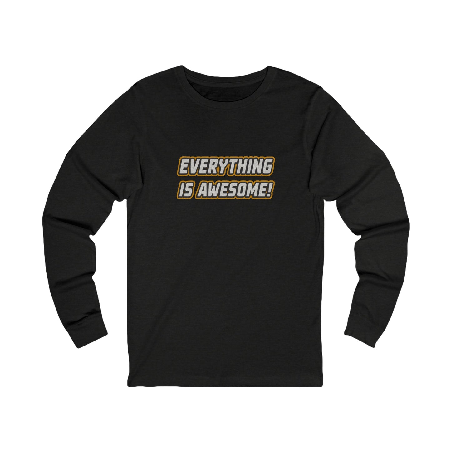 Everything is Awesome! — The LEGO Movie-Inspired Retro Long Sleeve (Dark)