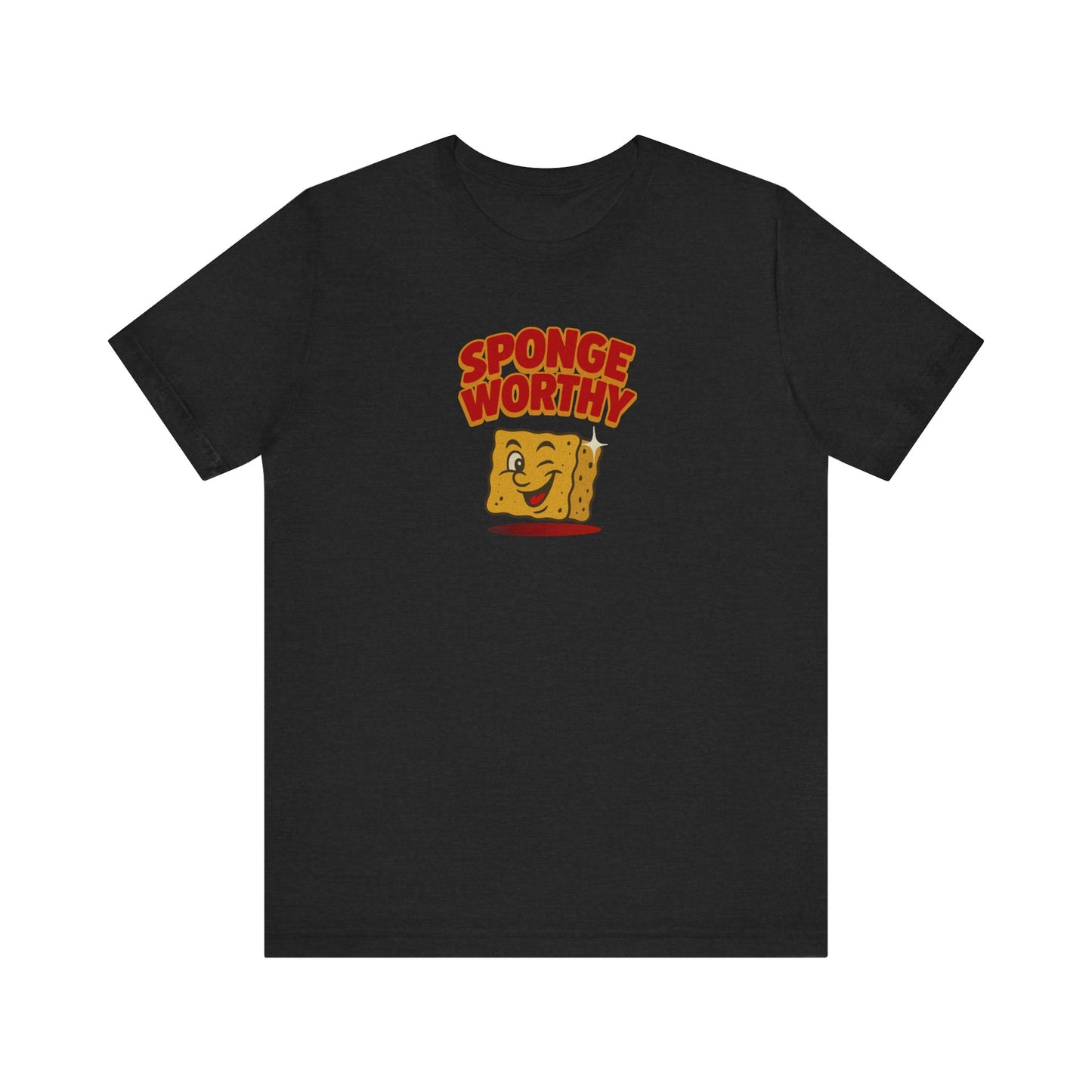 Spongeworthy — Seinfeld Retro Cartoon Tee (Dark)