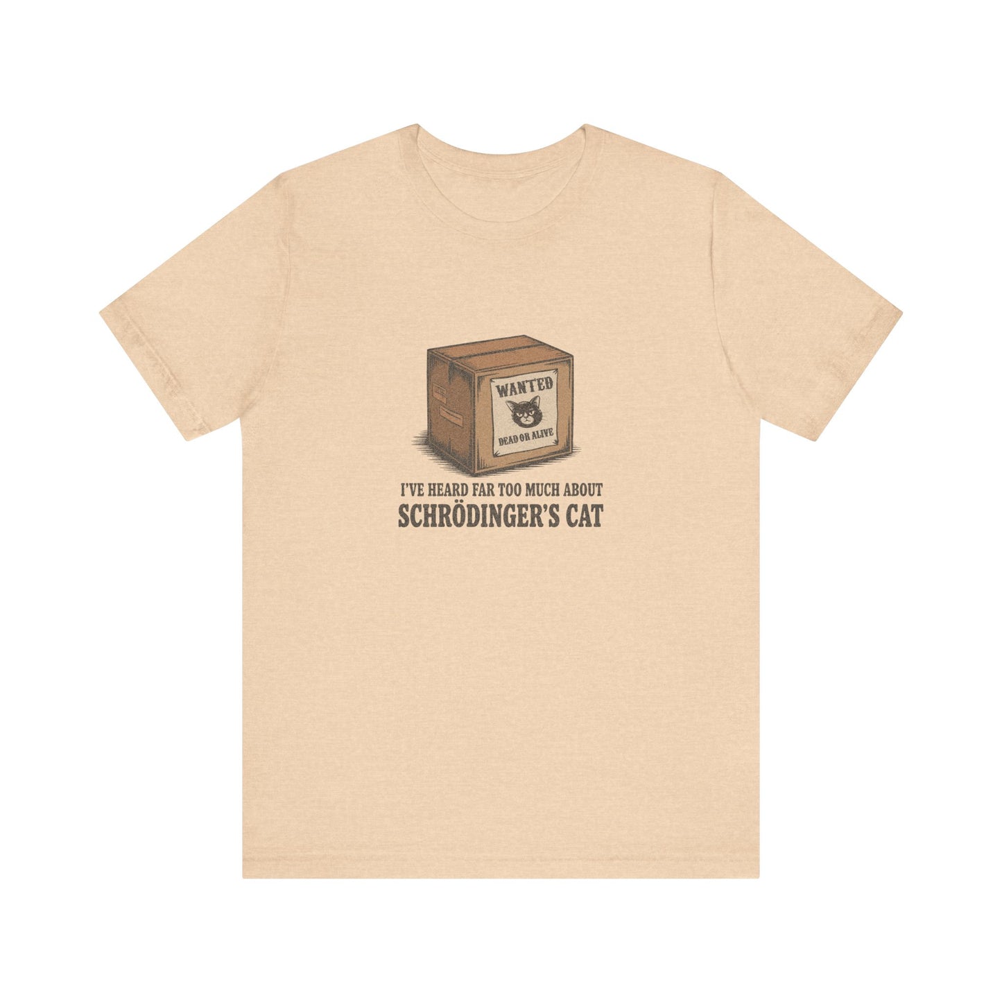 Schrödinger’s Cat — Big Bang Theory Retro Tee (Light)