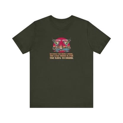 Open Bar (for the Kids) — Friends Retro Tee (Dark)