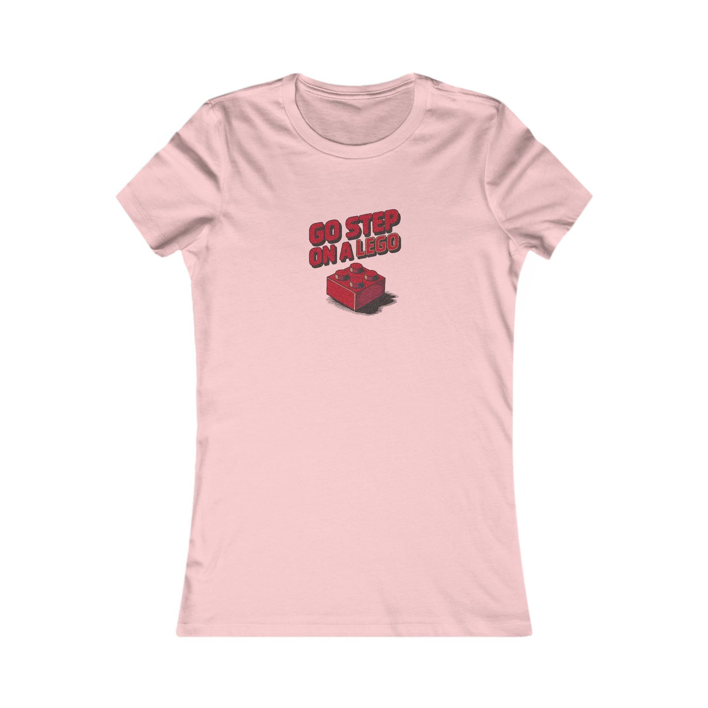 Go Step on a LEGO — Red Plastic Brick Retro Women's Tee (Light)