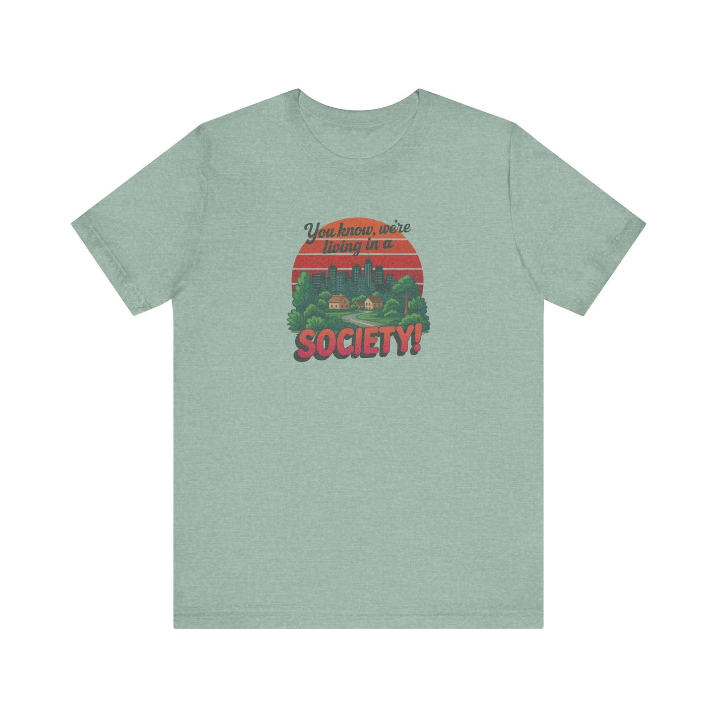 We’re Living in a Society! — Seinfeld Retro Tee (Light)