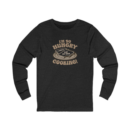 I'm So Hungry, I Could Eat My Own Cooking — Retro Long Sleeve (Dark)