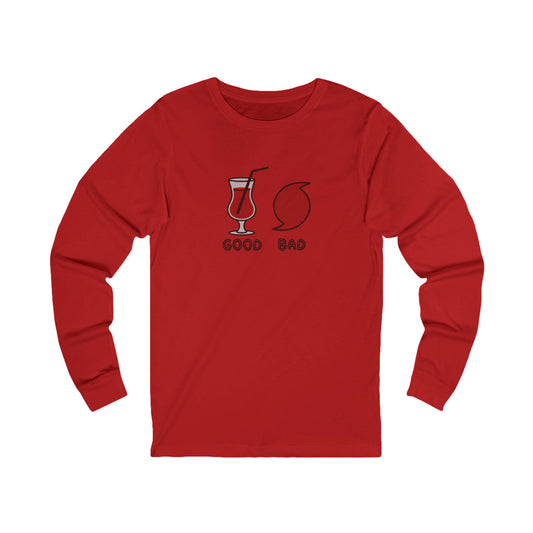 Good Hurricane, Bad Hurricane – Tropical Retro Long Sleeve (Light)