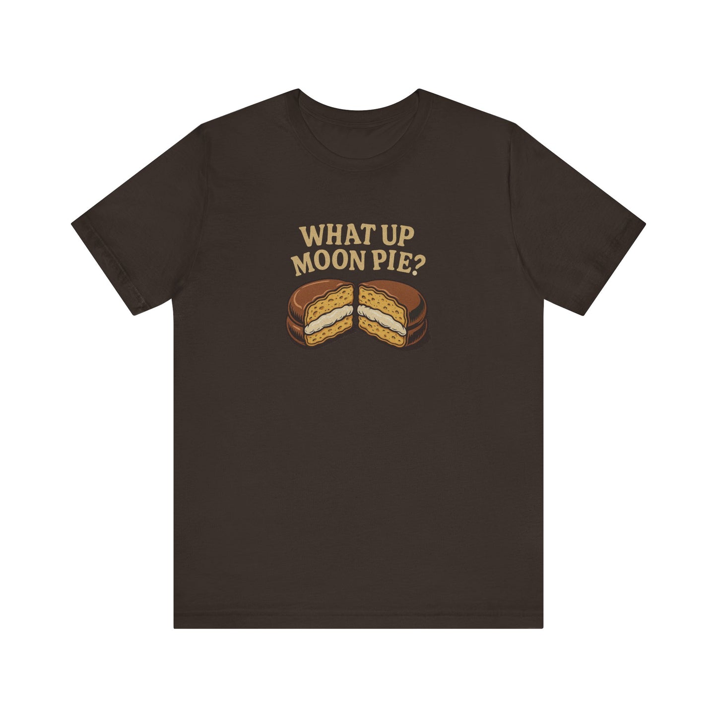 What Up, Moon Pie? — Big Bang Theory Retro Tee (Dark)
