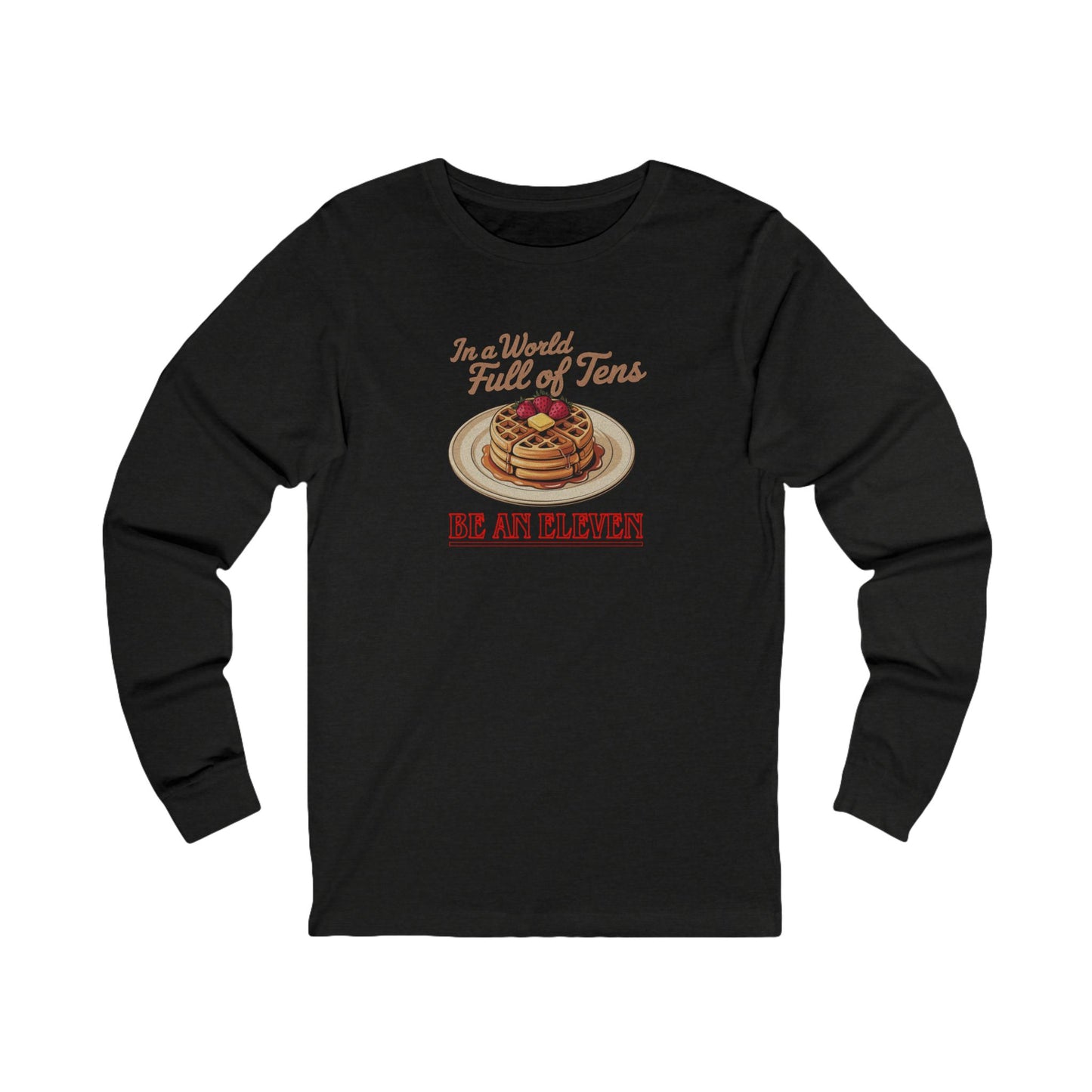 Be an Eleven — Stranger Things Retro Long Sleeve (Dark)