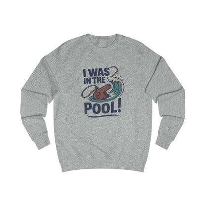 I Was in the Pool! — George Costanza Shrinkage Sweatshirt (Light)