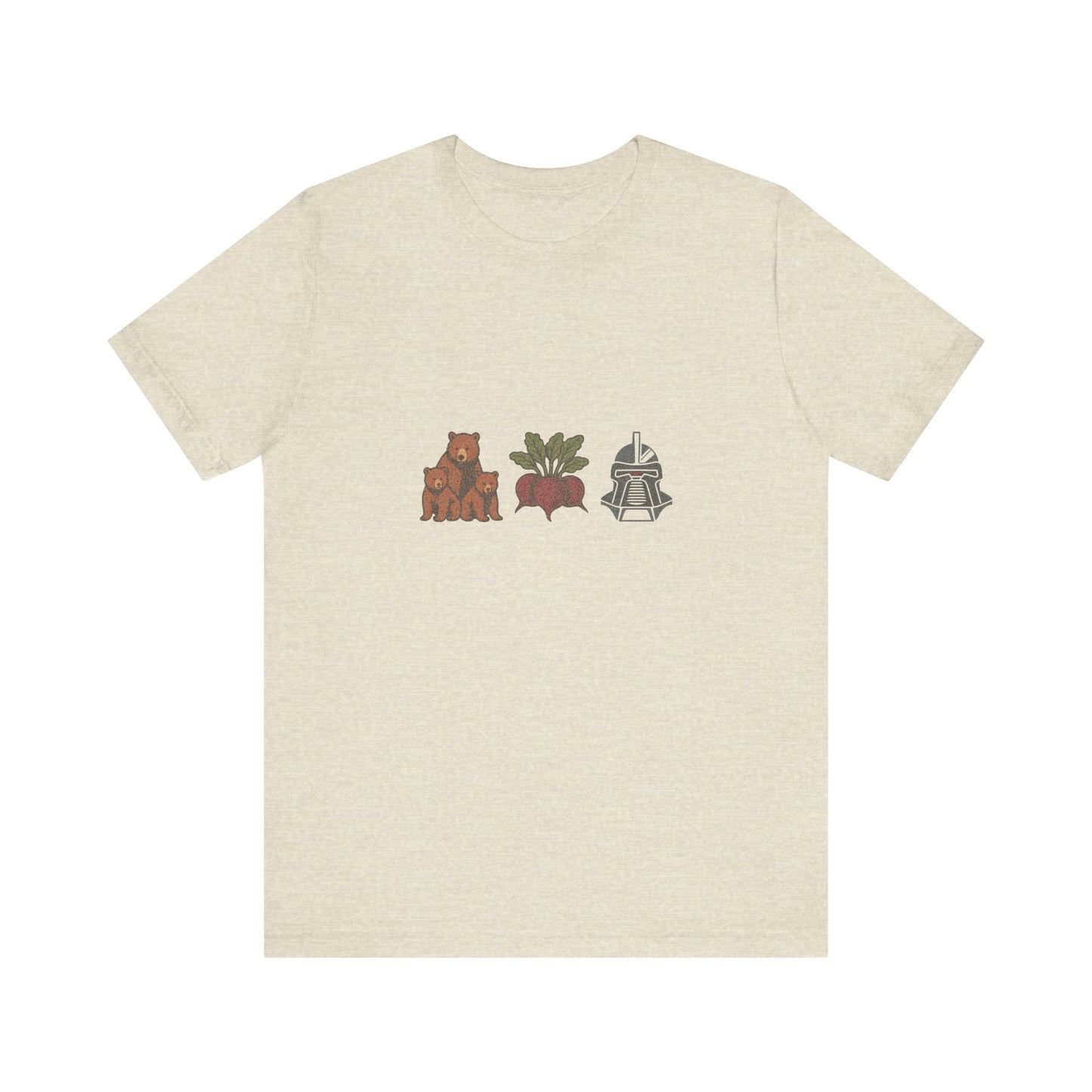 Bears, Beets, Battlestar (Icons) — Retro Tee (Light)
