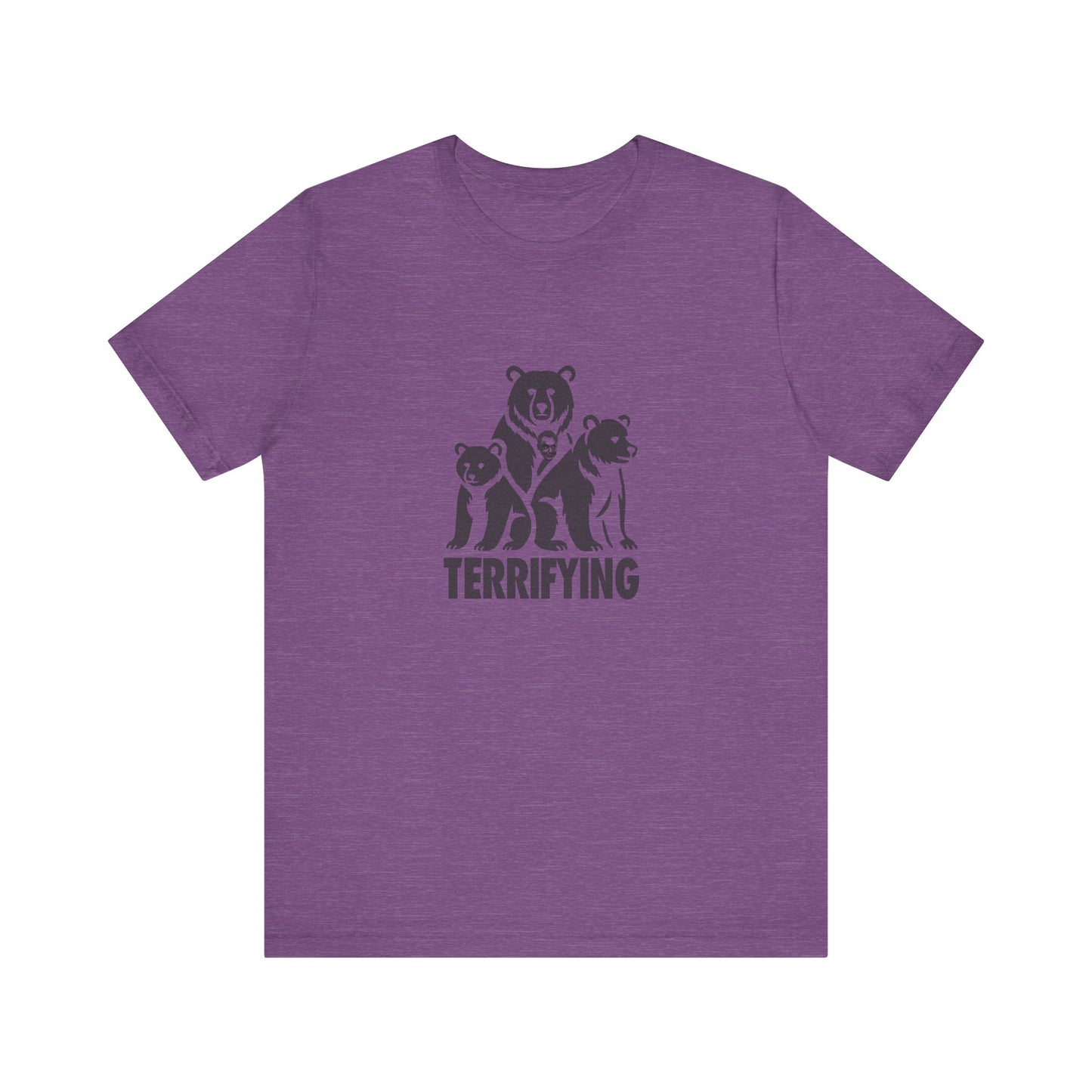 Bears Are Terrifying — Retro Silhouette Tee (Light)