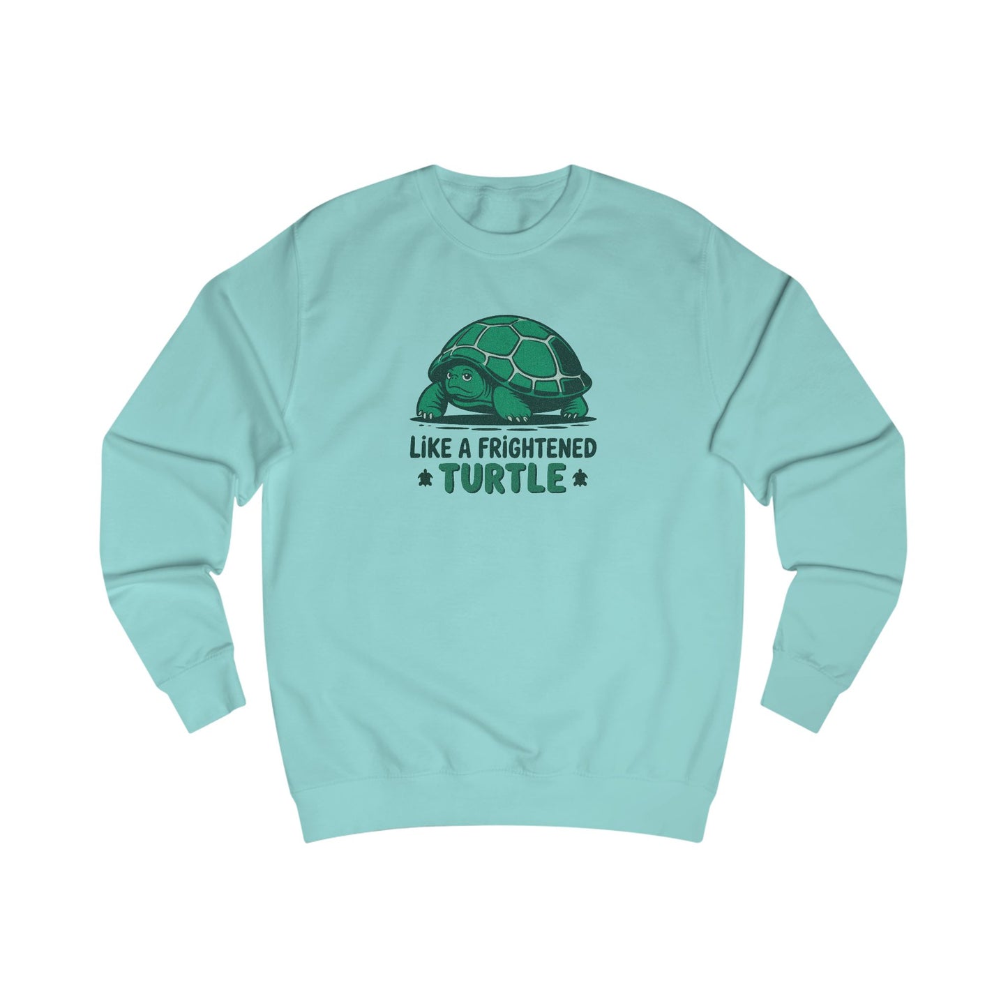 Like a Frightened Turtle — George Costanza Shrinkage Retro Sweatshirt (Light)