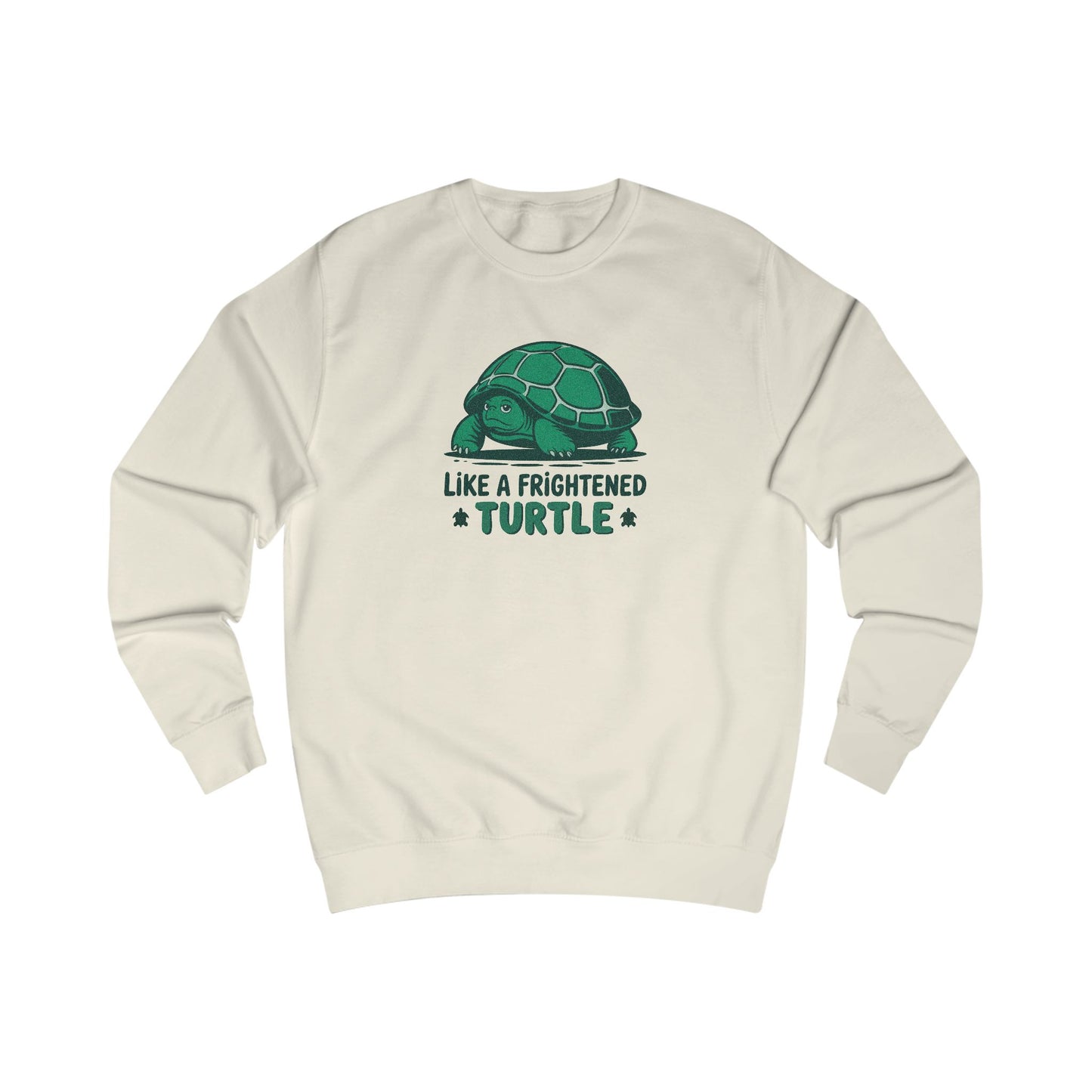 Like a Frightened Turtle — George Costanza Shrinkage Retro Sweatshirt (Light)