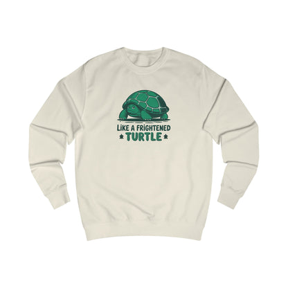 Like a Frightened Turtle — George Costanza Shrinkage Retro Sweatshirt (Light)