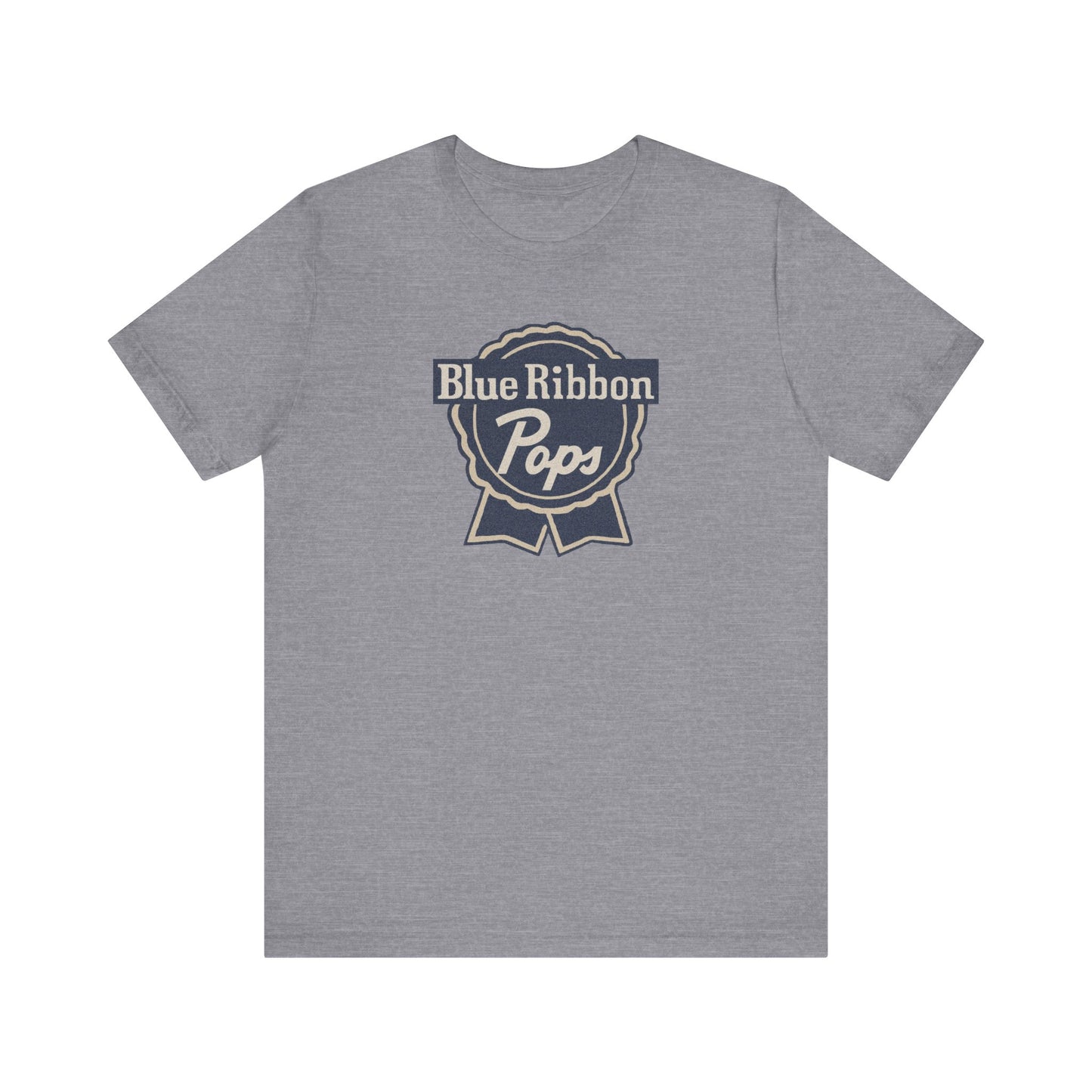 Blue Ribbon Pops Shirt — Funny Dad Gift, Retro Beer Dad Tee