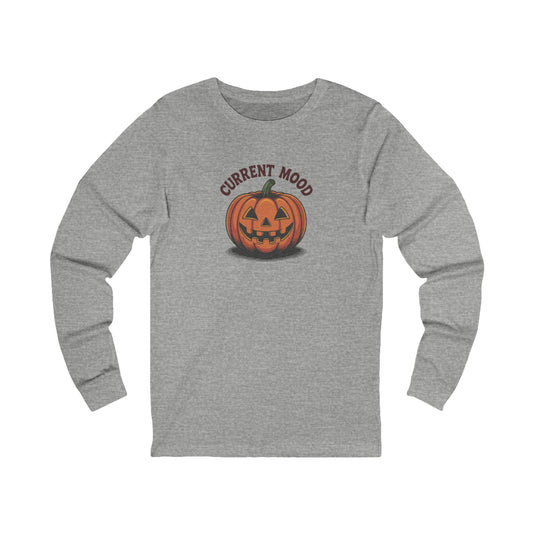 Current Mood (Vintage Jack) — Retro Halloween Long Sleeve (Light)