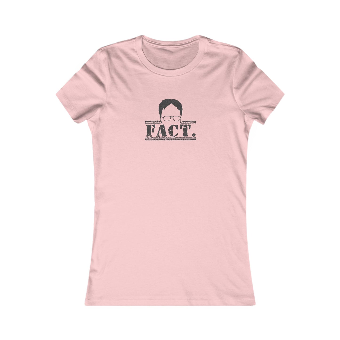 Dwight Schrute FACT. — The Office-Inspired Retro Women's Tee (Light)