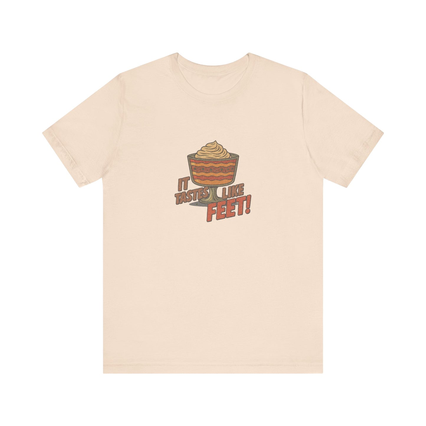 It Tastes Like Feet! — Thanksgiving Trifle Retro Tee (Light)