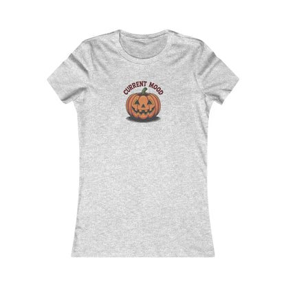 Current Mood (Vintage Jack) — Retro Halloween Women's Tee (Light)