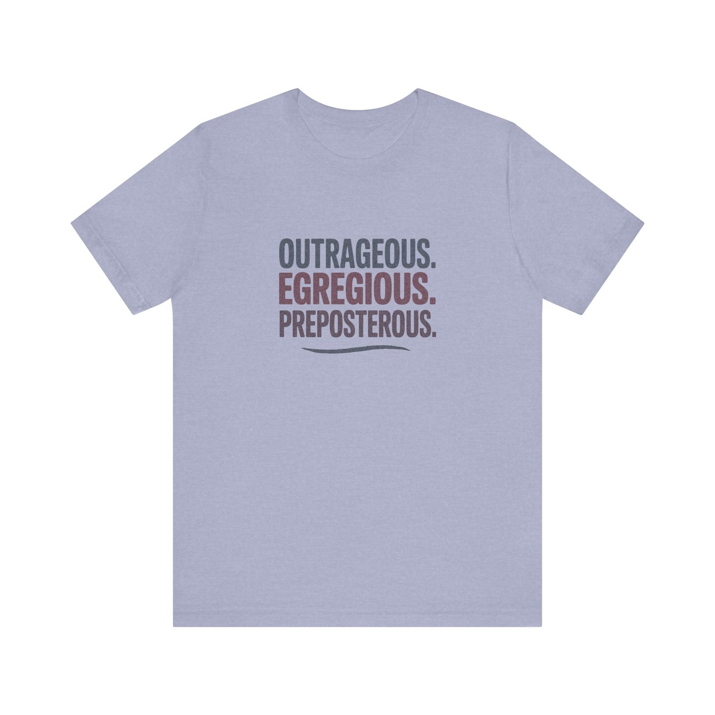 Outrageous Egregious Preposterous — Seinfeld Retro Tee (Light)