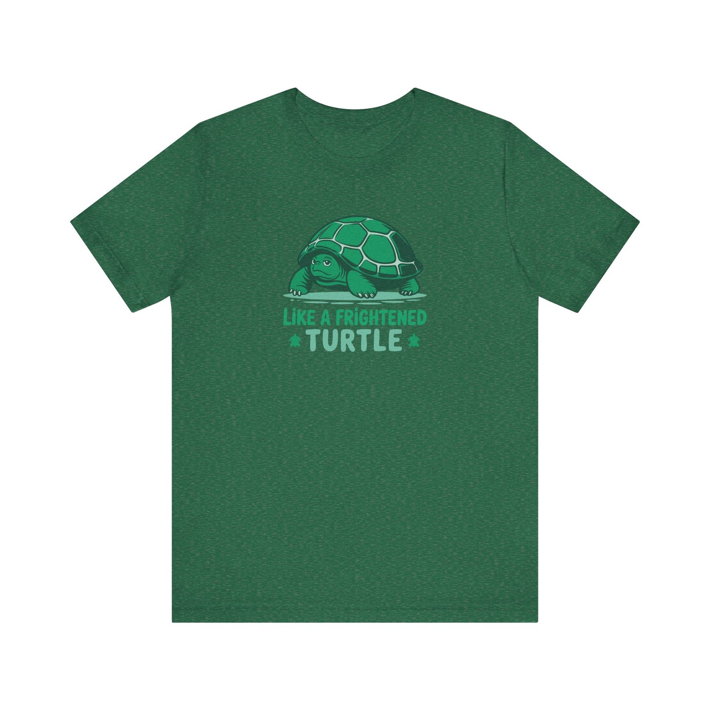 Like a Frightened Turtle — George Costanza Shrinkage Retro Tee (Dark)