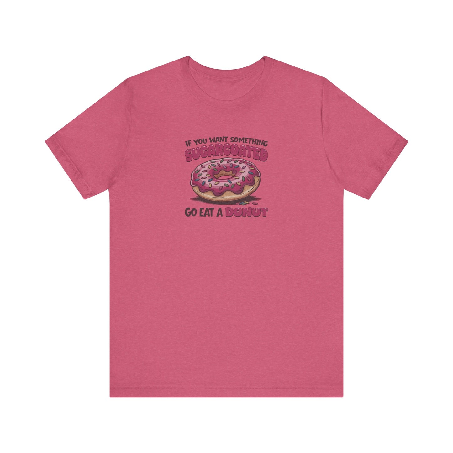 Sugarcoated (Go Eat a Donut) — Retro Graphic Tee (Light)