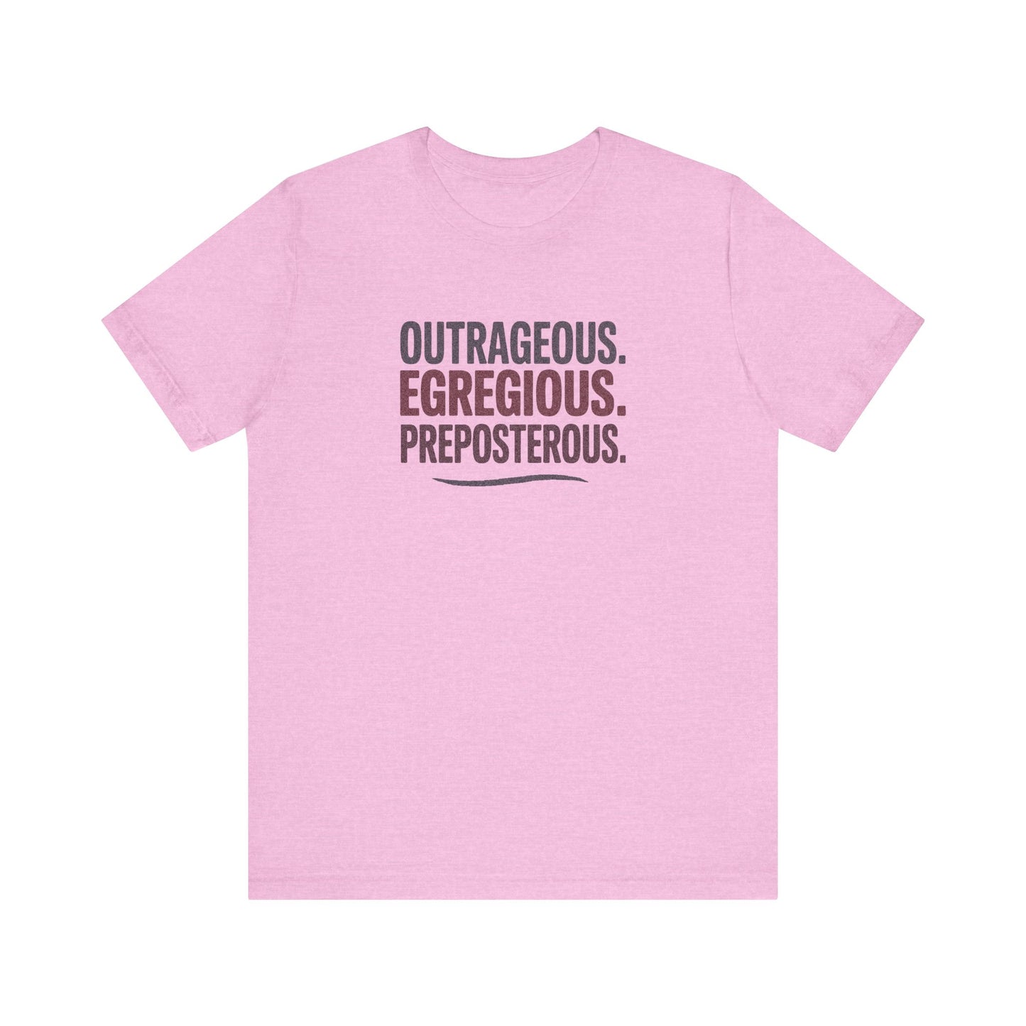 Outrageous Egregious Preposterous — Seinfeld Retro Tee (Dark)