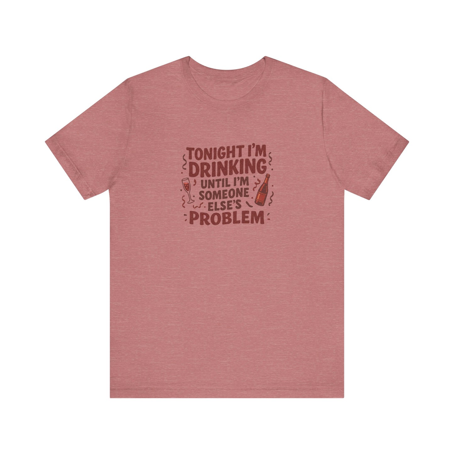 The Problem is Coming From Inside the Bar — Retro Tee (Light)