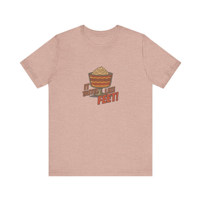 It Tastes Like Feet! — Thanksgiving Trifle Retro Tee (Light)