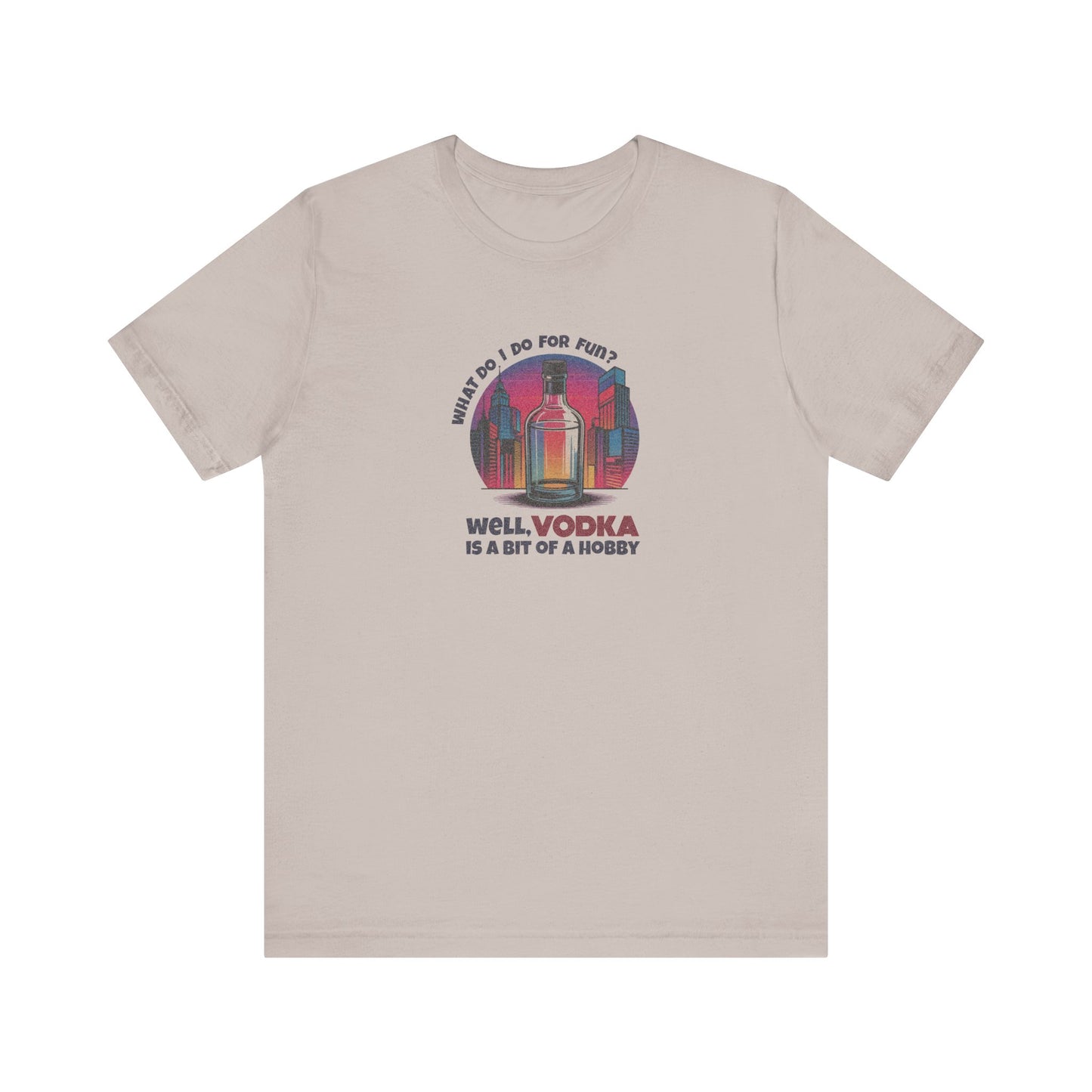 Vodka is a Bit of a Hobby — Retro Graphic Tee (Dark)