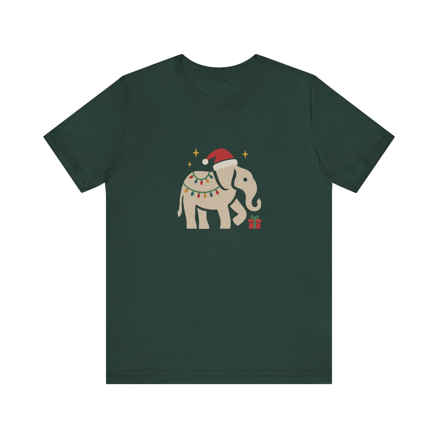 White Elephant Season — Retro Christmas Graphic Tee (Dark)