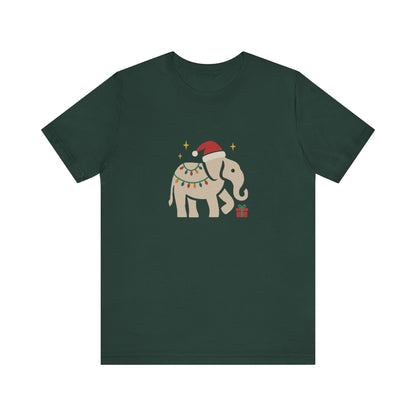 White Elephant Season — Retro Christmas Graphic Tee (Dark)