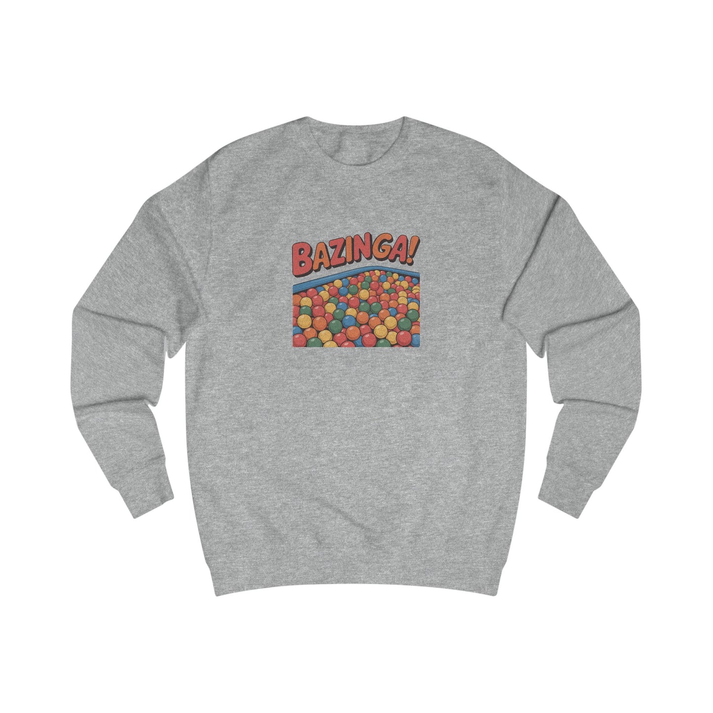 Bazinga! Ball Pit — Big Bang Theory Retro Sweatshirt (Light)