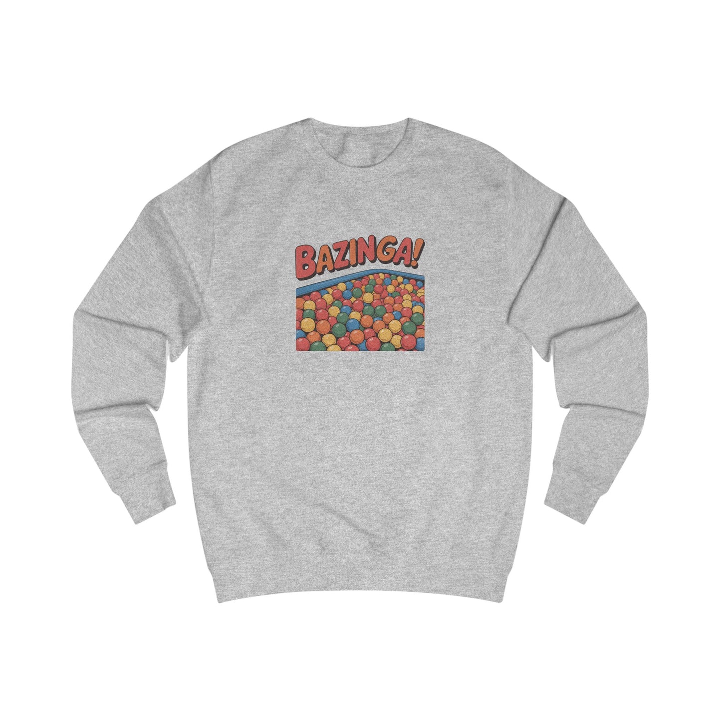 Bazinga! Ball Pit — Big Bang Theory Retro Sweatshirt (Light)