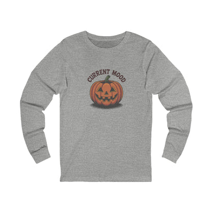 Current Mood (Vintage Jack) — Retro Halloween Long Sleeve (Light)