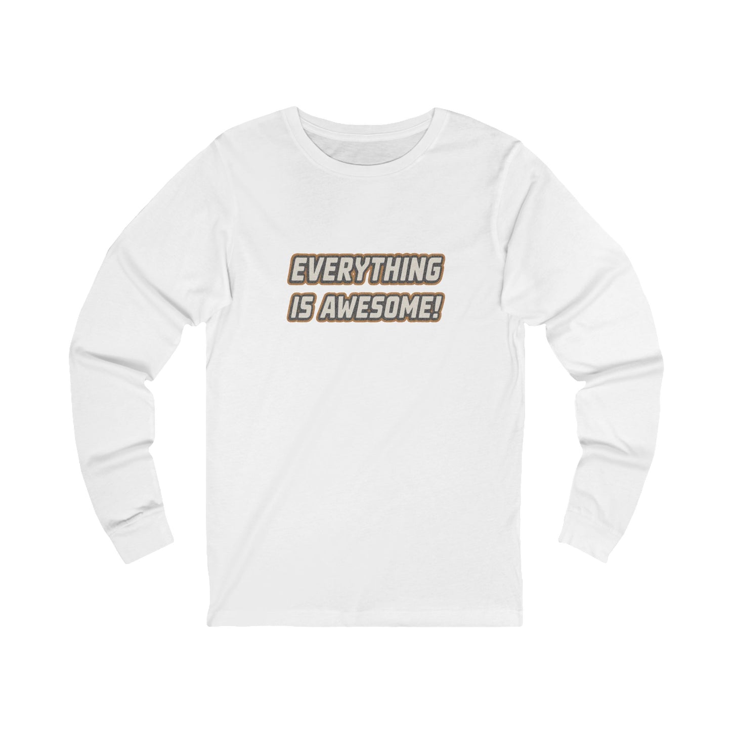 Everything is Awesome! — The LEGO Movie-Inspired Retro Long Sleeve (Light)