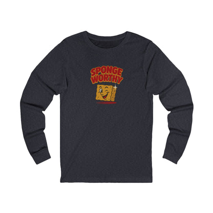 Spongeworthy — Seinfeld Retro Cartoon Long Sleeve (Dark)