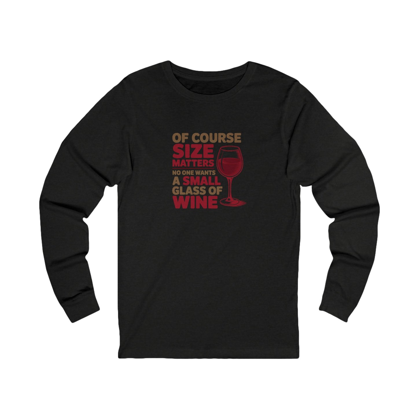 Big Glass Energy — Wine Lover Retro Long Sleeve (Dark)