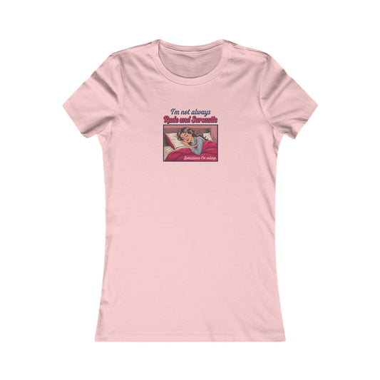 I'm Not Always Rude and Sarcastic — Retro Women's Tee (Light)
