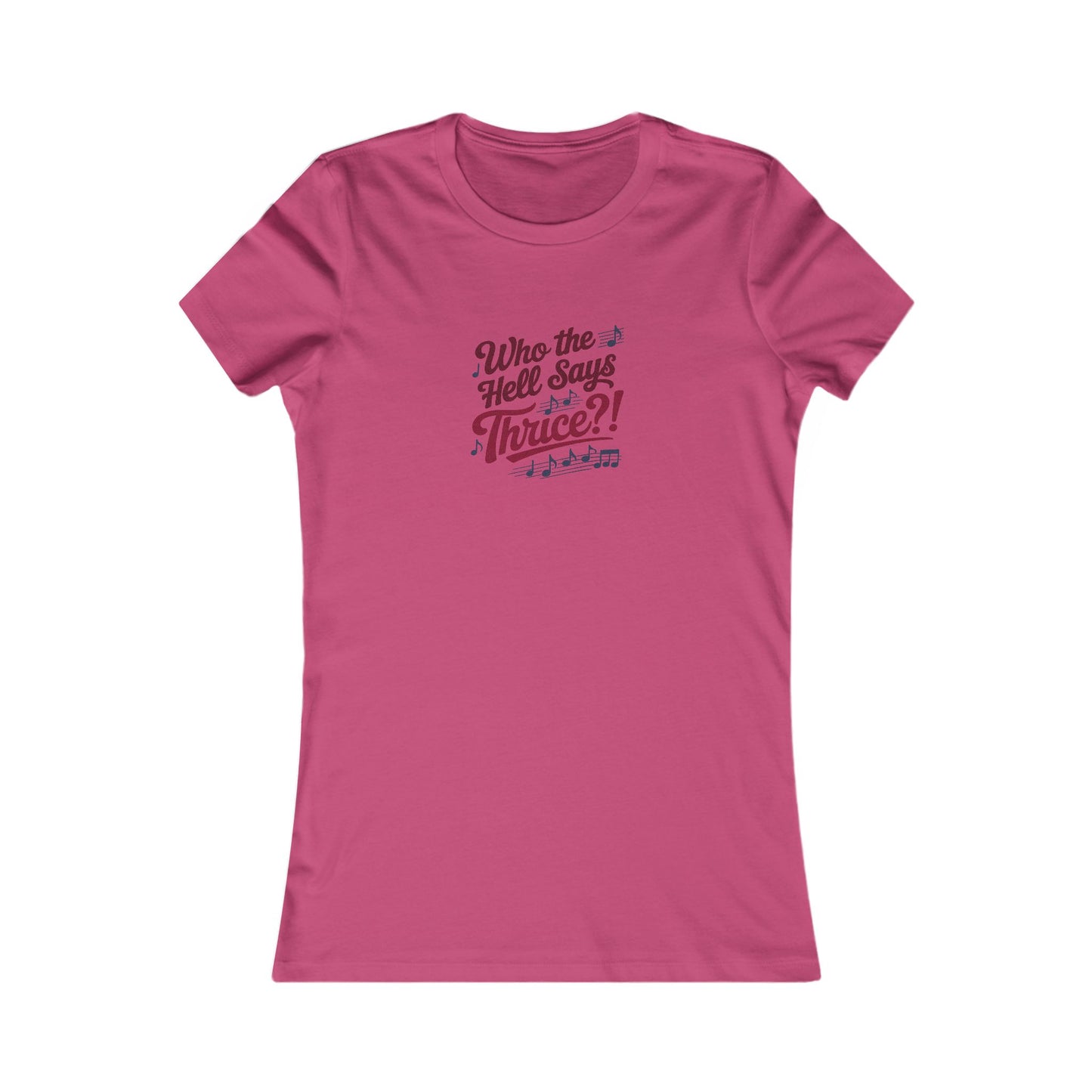 Who the Hell Says Thrice?! — Golden Girls Retro Women's Tee (Light)