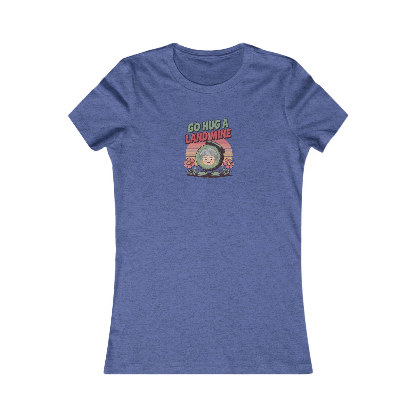 Go Hug a Land Mine — Dorothy Zbornak Retro Women's Tee (Dark)