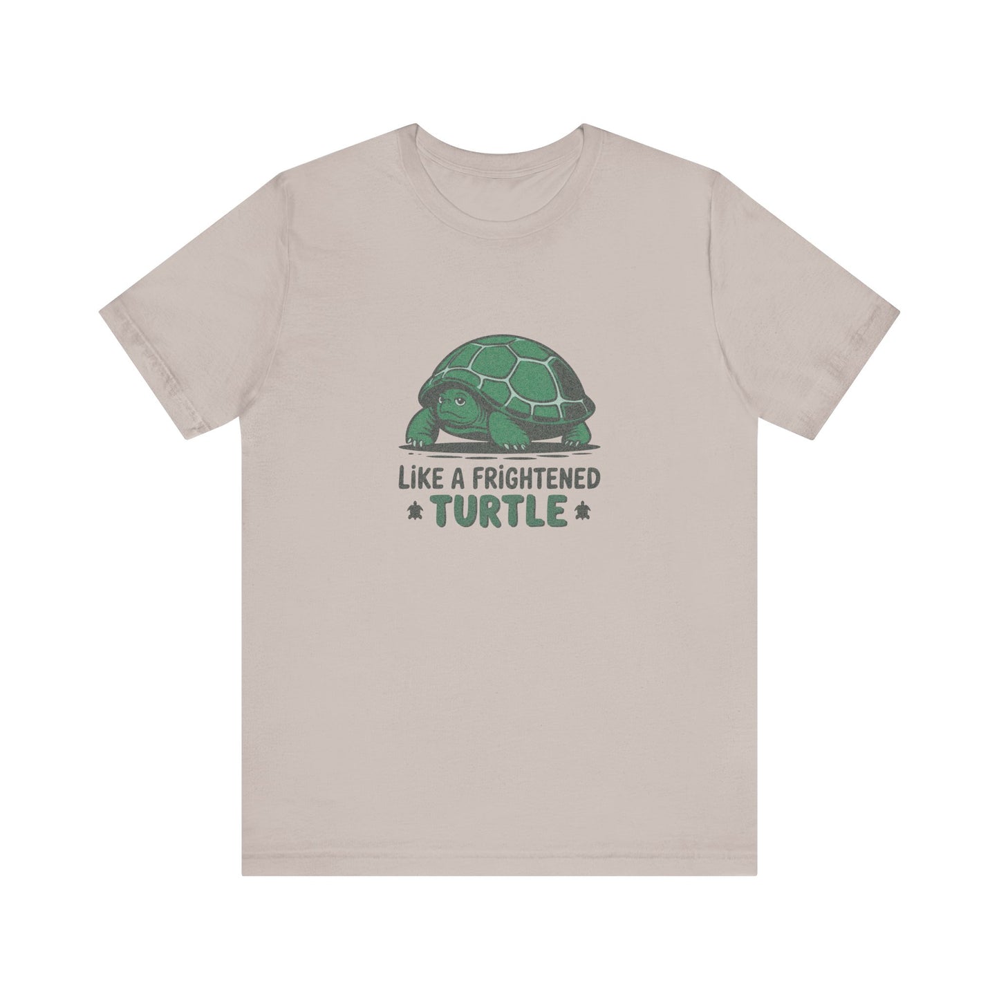 Like a Frightened Turtle — George Costanza Shrinkage Retro Tee (Light)