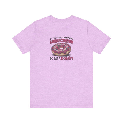 Sugarcoated (Go Eat a Donut) — Retro Graphic Tee (Light)