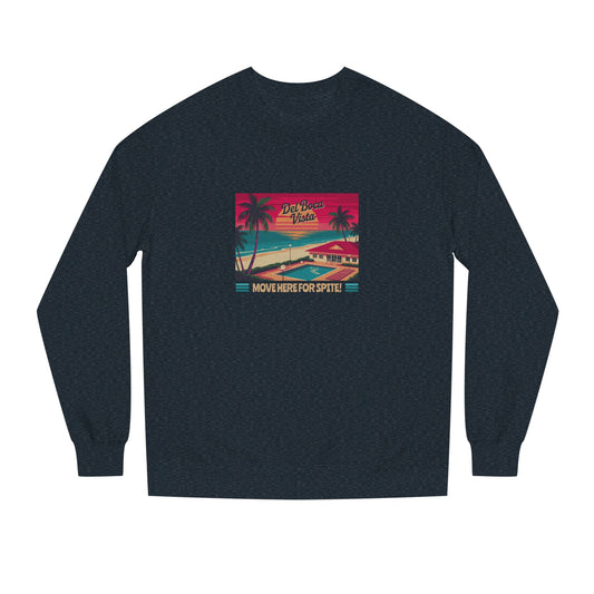 Del Boca Vista (Move Here For Spite!) — Seinfeld Retro Sweatshirt (Dark)